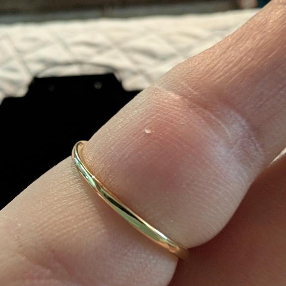 Adjustable Gold Colored Evil Eye Ring W/ Turquoise and Black Accents Wrap Design - Picture 4 of 4